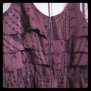 Xhilaration dress, brown and black size XXL